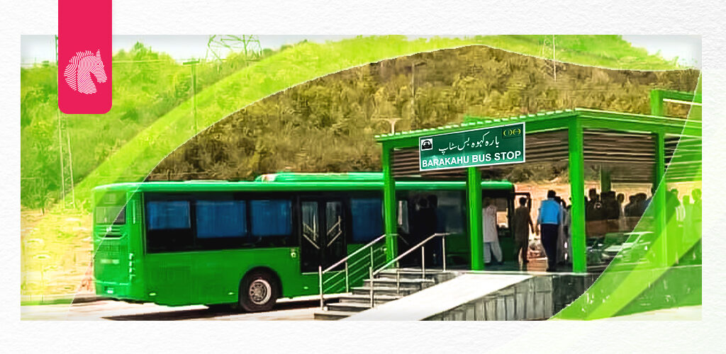 Green Line Metro Bus Is Operational in Bhara Kahu, Islamabad