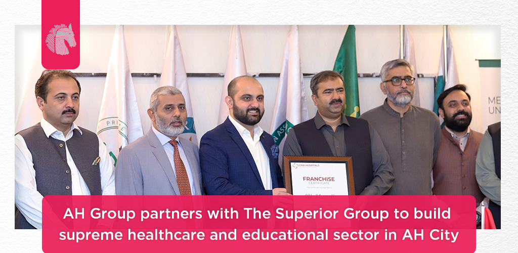 AH Group has signed MOU with The Superior Group, for their upcoming project AH City in D.I.Khan,