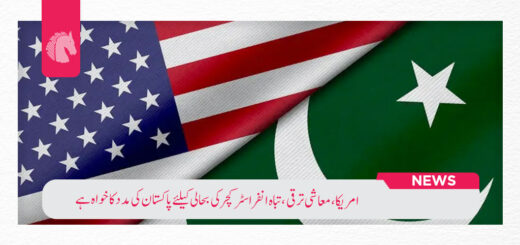 امریکا ،معاشی ترقی، تباہ انفراسٹرکچر کی بحالی کیلئے پاکستان کی مدد کا خواہ ہے