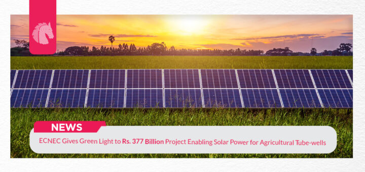 ECNEC Gives Green Light to Rs. 377 Billion Project Enabling Solar Power for Agricultural Tube-wells