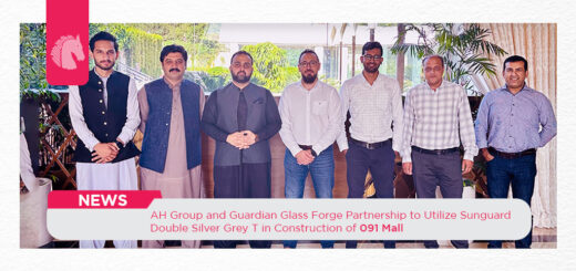 AH Group and Guardian Glass Forge Partnership to Utilize Sunguard Double Silver Grey T in Construction of 091 Mall - ahgroup-pk