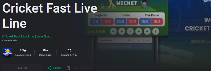 Cricket Fast Live Line - live cricket streaming apps - ahgroup-pk