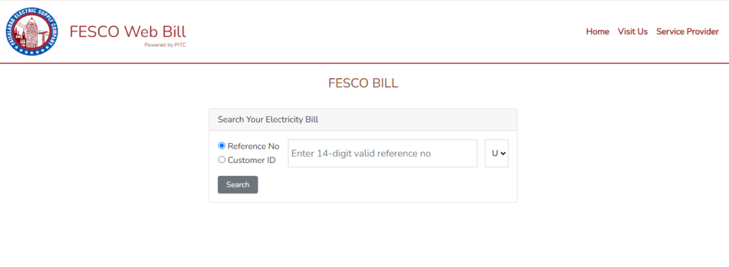 electricity-bill-online-check- FESCO faisalabad-ahgroup-pk