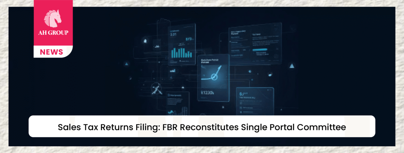 Sales Tax Returns Filing: FBR Reconstitutes Single Portal Committee
