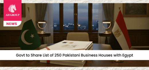 Govt to Share List of 250 Pakistani Business Houses with Egypt
